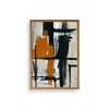Modern Ahşap Çerçeveli Tablo 30 x 42