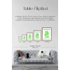 Modern Ahşap Çerçeveli Tablo 30 x 42
