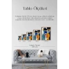Modern Ahşap Çerçeveli Tablo 30 x 42