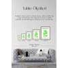 Modern Ahşap Çerçeveli Tablo 30 x 42
