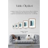 Modern Ahşap Çerçeveli Tablo 30 x 42