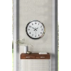 Modern Klasik 40 Cm Krom Metal Duvar Saati