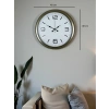 Modern Design Antique 40 Cm Metal Wall Clock