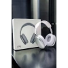 Modern Tasarımlı Mikrofonlu Bluetooth Kulaklık 5.0 Beyaz