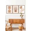 Modern Üçlü Ahşap Çerçeveli Tablo 23 x 30
