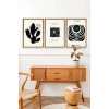 Modern Üçlü Ahşap Çerçeveli Tablo 40 x 60