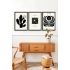 Modern Üçlü Ahşap Çerçeveli Tablo 40 x 60