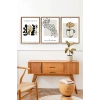 Modern Üçlü Ahşap Çerçeveli Tablo 40 x 60