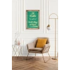 Motto Ahşap Çerçeveli Tablo 17 x 23