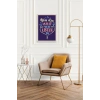 Motto Ahşap Çerçeveli Tablo 17 x 23