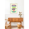 Motto Ahşap Çerçeveli Tablo 17 x 23