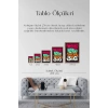 Motto Ahşap Çerçeveli Tablo 17 x 23