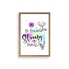 Motto Ahşap Çerçeveli Tablo 23 x 30