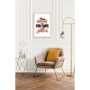 Motto Ahşap Çerçeveli Tablo 23 x 30