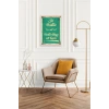 Motto Ahşap Çerçeveli Tablo 23 x 30