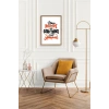 Motto Ahşap Çerçeveli Tablo 23 x 30