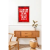 Motto Ahşap Çerçeveli Tablo 23 x 30