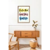 Motto Ahşap Çerçeveli Tablo 23 x 30
