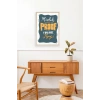 Motto Ahşap Çerçeveli Tablo 23 x 30