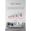 Motto Ahşap Çerçeveli Tablo 23 x 30