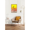 Motto Ahşap Çerçeveli Tablo 30 x 42