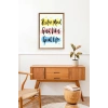 Motto Ahşap Çerçeveli Tablo 30 x 42
