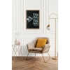 Motto Ahşap Çerçeveli Tablo 30 x 42
