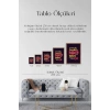 Motto Ahşap Çerçeveli Tablo 30 x 42