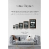 Motto Ahşap Çerçeveli Tablo 30 x 42
