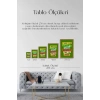 Motto Ahşap Çerçeveli Tablo 30 x 42