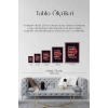Motto Ahşap Çerçeveli Tablo 30 x 42