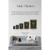 Motto Ahşap Çerçeveli Tablo 30 x 42