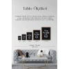 Motto Ahşap Çerçeveli Tablo 30 x 42