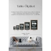 Motto Ahşap Çerçeveli Tablo 30 x 42