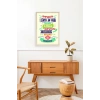 Motto Ahşap Çerçeveli Tablo 50 x 70