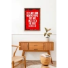 Motto Ahşap Çerçeveli Tablo 50 x 70