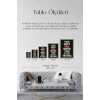 Motto Ahşap Çerçeveli Tablo 50 x 70