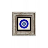 Nazar Boncuğu Çerçeveli Taş Tablo 20 cm