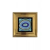 Nazar Boncuğu Çerçeveli Taş Tablo 20 cm