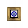 Nazar Boncuğu Çerçeveli Taş Tablo 30 x 30