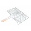 Orta Boy Mangal Izgarası - 40x30 cm - Ahşap Saplı