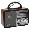 Orta Boy Retro, Nostaljik, Ahşap Tasarım Bluetooth Hoparlörlü, Şarjlı, Taşınabilir FM/AM Destekli Radyo NS-8897 (5365)