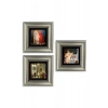 Osman Hamdi Bey 3 lü Set Çerçeveli Taş Tablo 20 cm