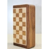 Special Varnished Magnetic Stone Wooden Foldable Boxed Chess Game 17.5 Cm