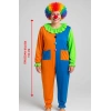Palyaço Kostüm Seti 150 cm (Peruk + Burun + Kostüm) (5365)