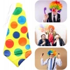 Clown Tie with Elastic Wide Cut 17x37 cm (5365)