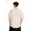 Panda - Baskılı Oversize Tişört BEJ