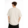 Panda - Baskılı Oversize Tişört BEJ