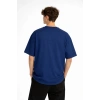 Panda - Baskılı Oversize Tişört LACIVERT