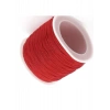 Paraşüt İpi, Bileklik-kolye Örgü İpi 1 Mm 50 Metre Kırmızı